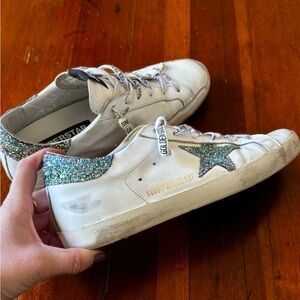 Glitter Golden Goose Superstar size 39